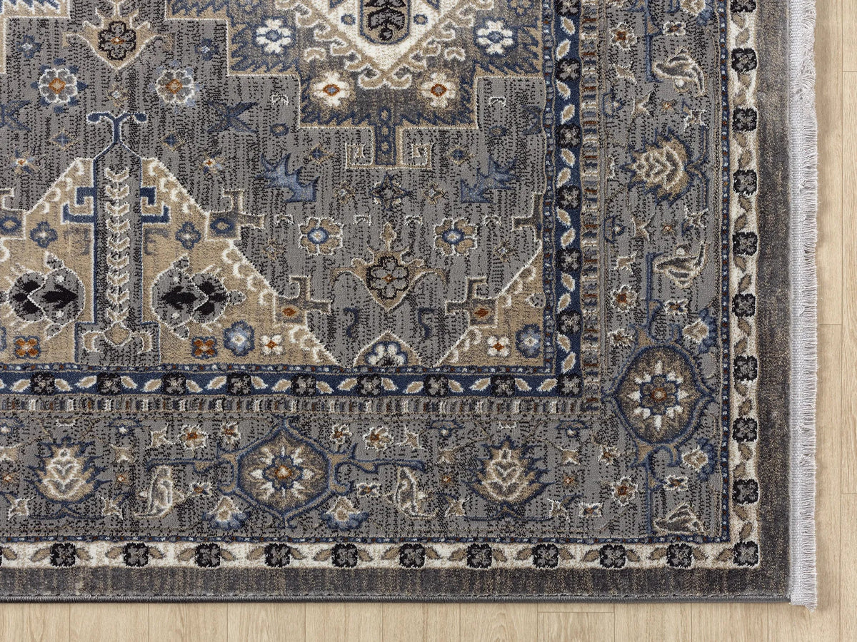 United Weavers Hudson Magi Grey Rug - angle view