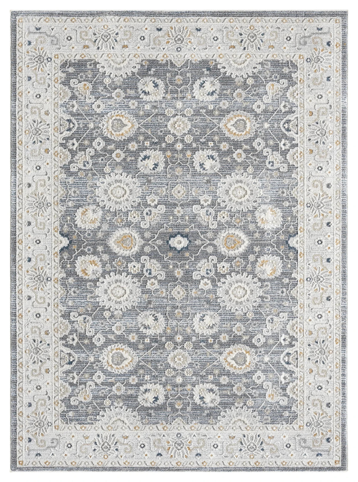 United Weavers Lexington Rosebud Grey Rug - front view