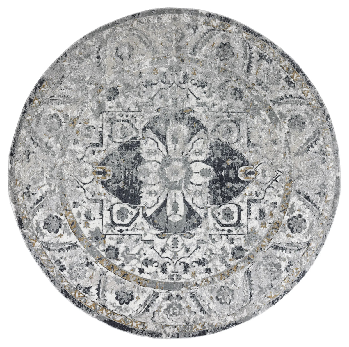 United Weavers Veronica Adelaide Wheat Rug - round front view