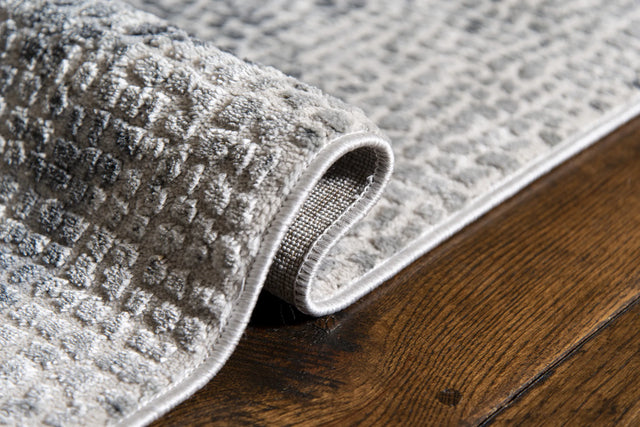 United Weavers Veronica Benidict Grey Rug - side close-up detail