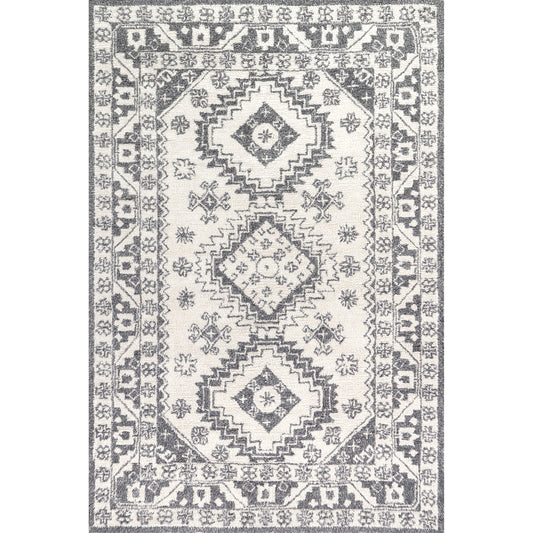 Nuloom Nellie Traditional Persian Mtcp01A Gray Area Rug