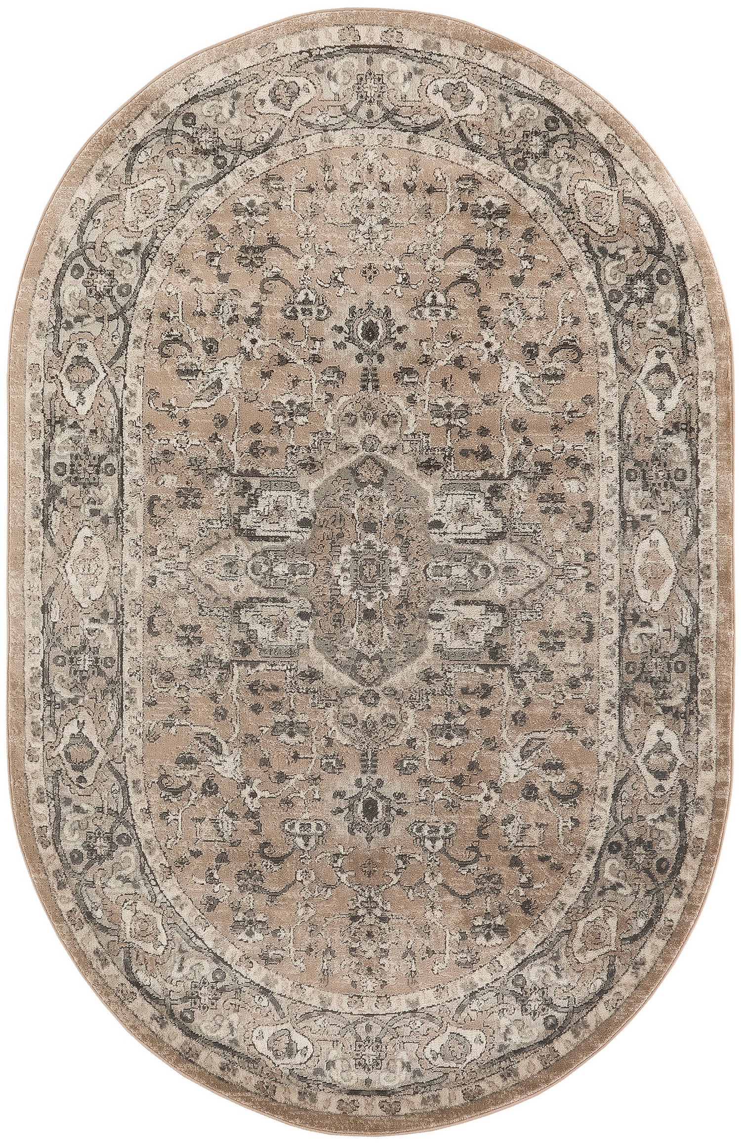 Nourison Quarry Qua05 Beige/Grey Rugs