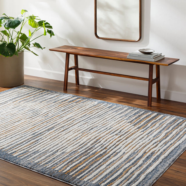 Surya Valet Vat-2304 Light Silver, Grey, Nickel, Pewter, Metallic - Silver Rug.