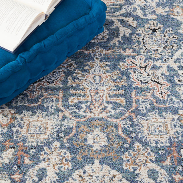 Safavieh Vivaldi Viv561N Navy/Ivory Rug.