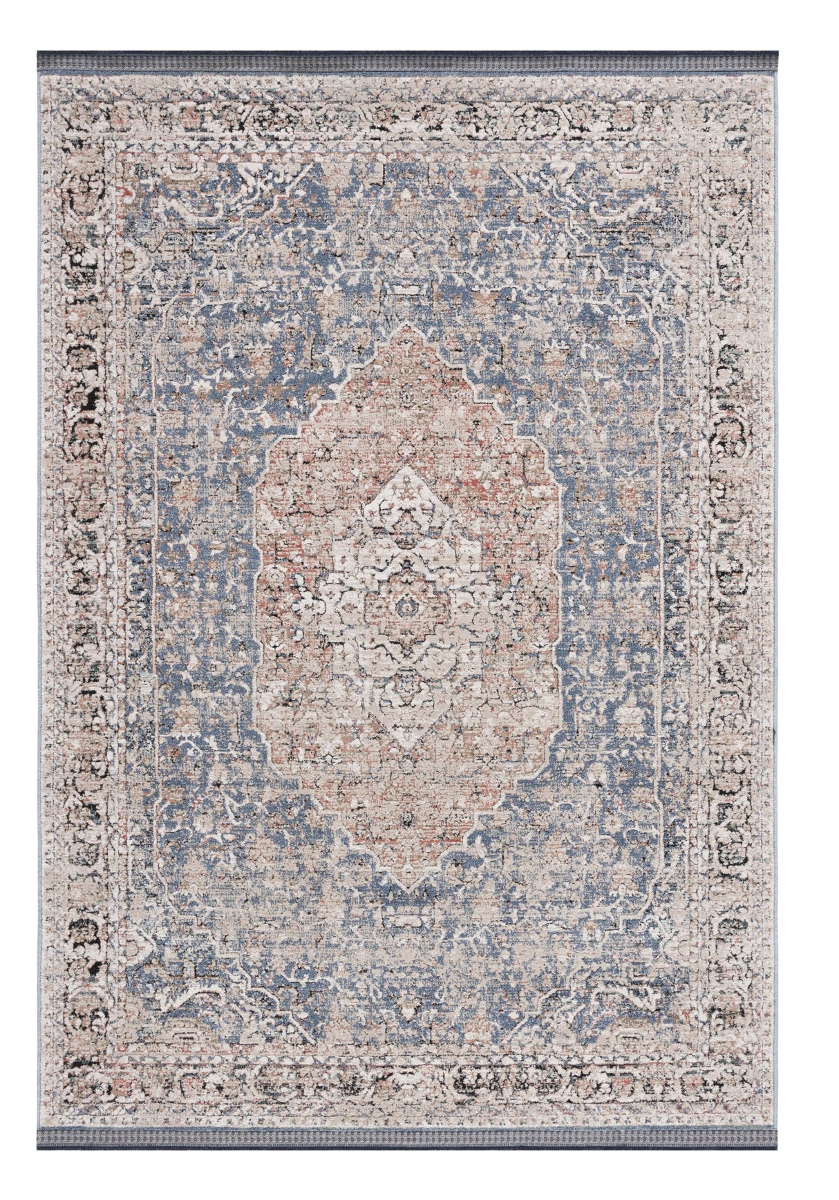 Safavieh Vivaldi Viv565M Blue/Rust Rug.