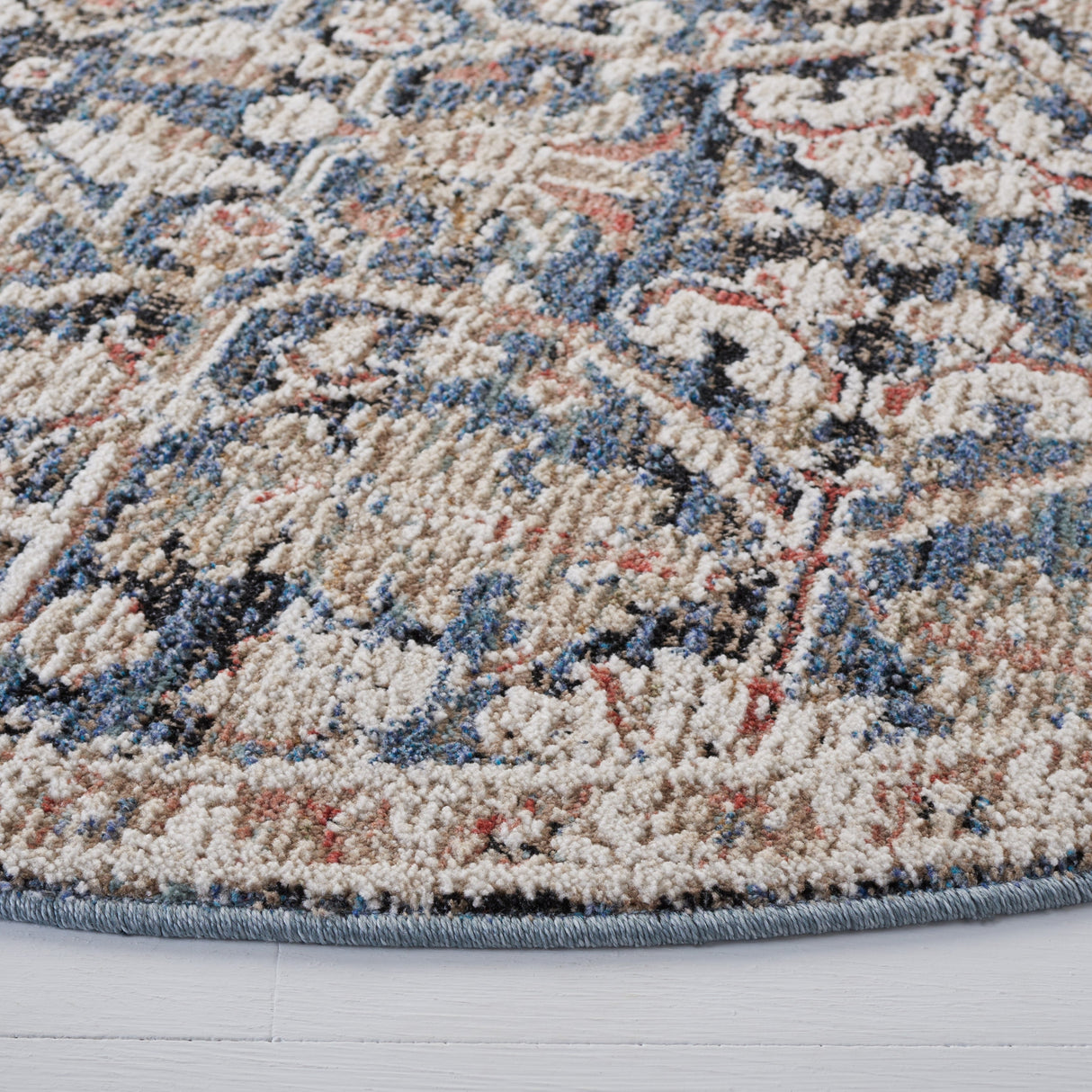 Safavieh Vivaldi Viv568M Blue/Ivory Rug.