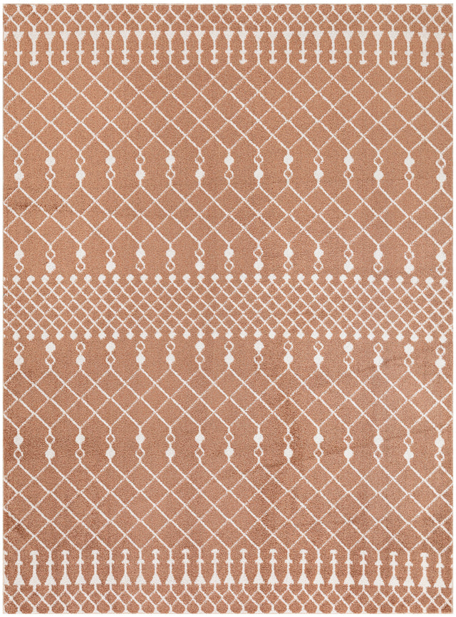 Nourison Astra Machine Washable ASW10 Machine Made Copper Rug