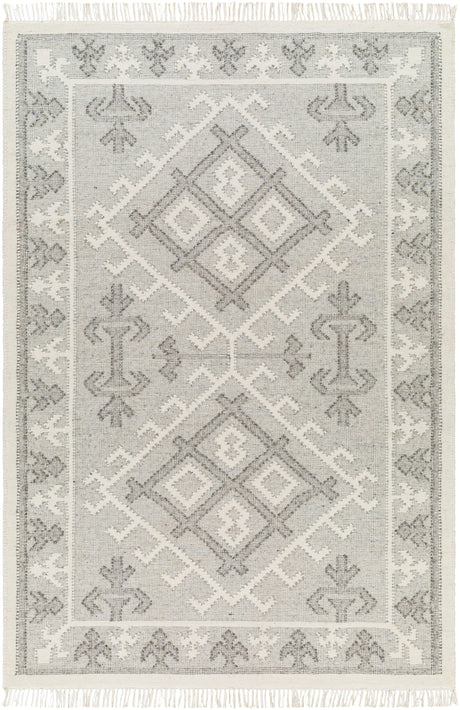 Surya Valerie Vla-2305 Off-White, Charcoal, Medium Gray Rug.
