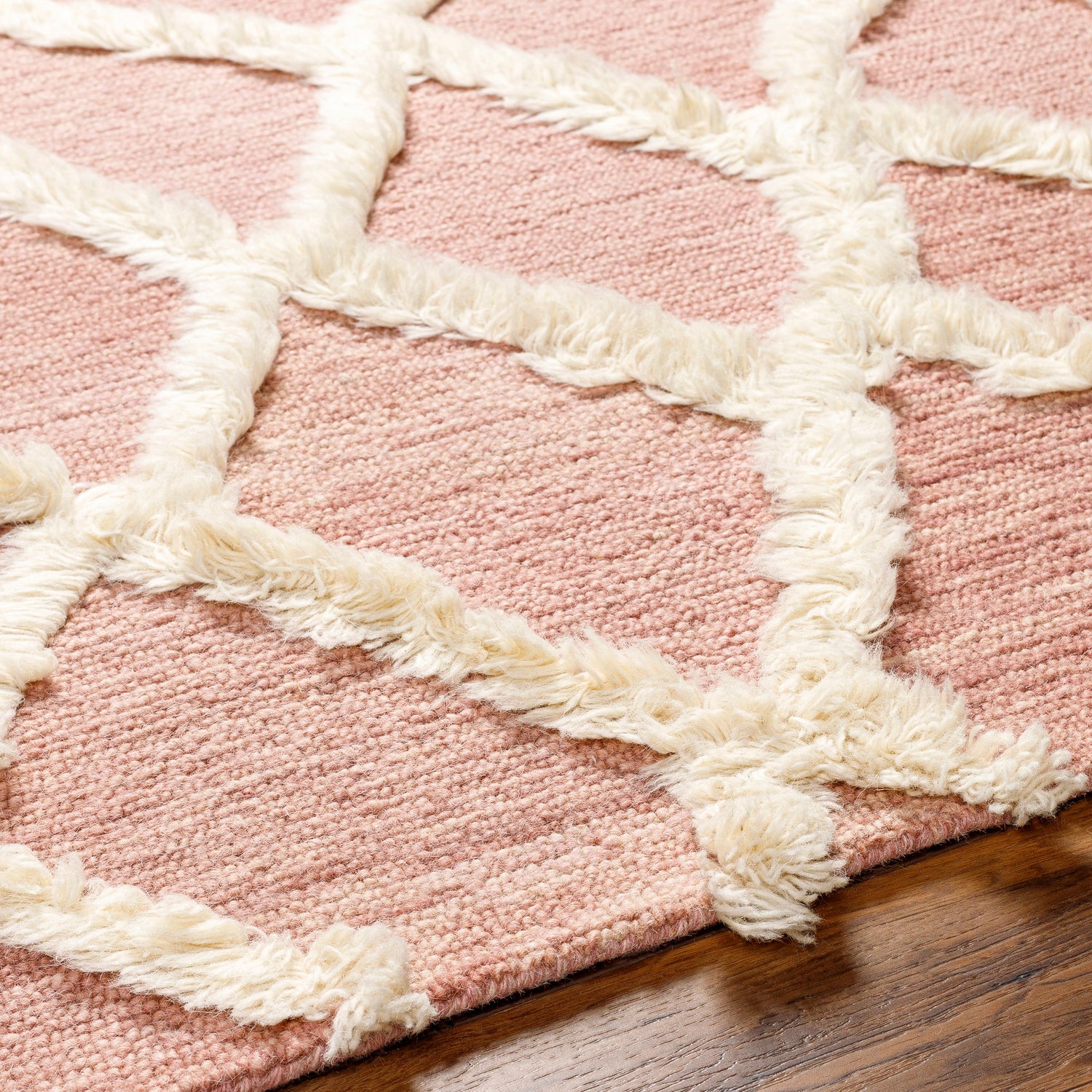 Surya Valery Vly-2302 Butter, Dusty Pink, Rose Rug.