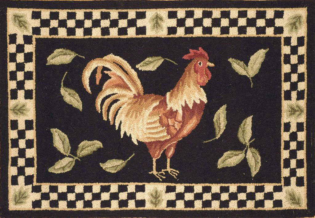 Safavieh Vintage Posters Vp320A Black/Ivory Rug.