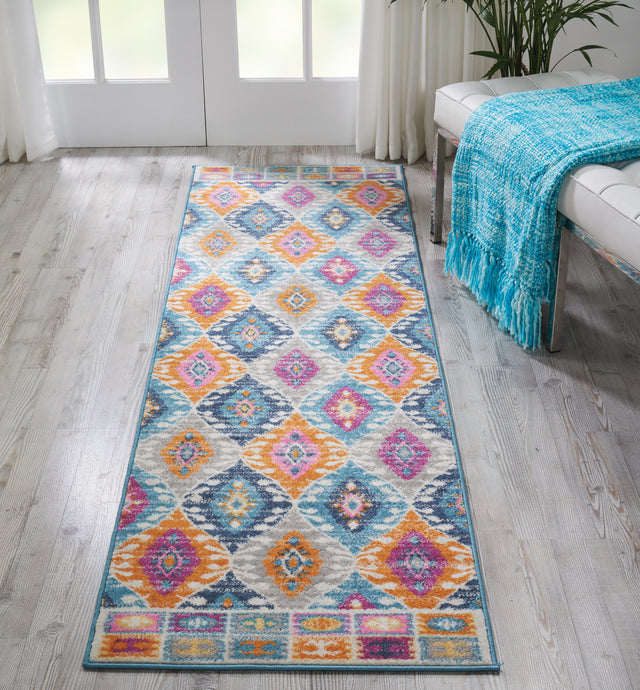Nourison Passion PSN02 Machine Made Multicolor Rug