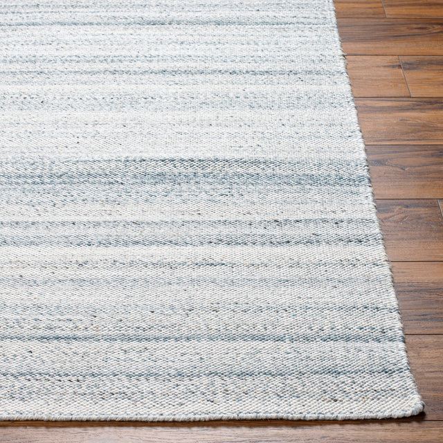 Surya Verna Vra-2301 Cream, Blue, Black Rug.