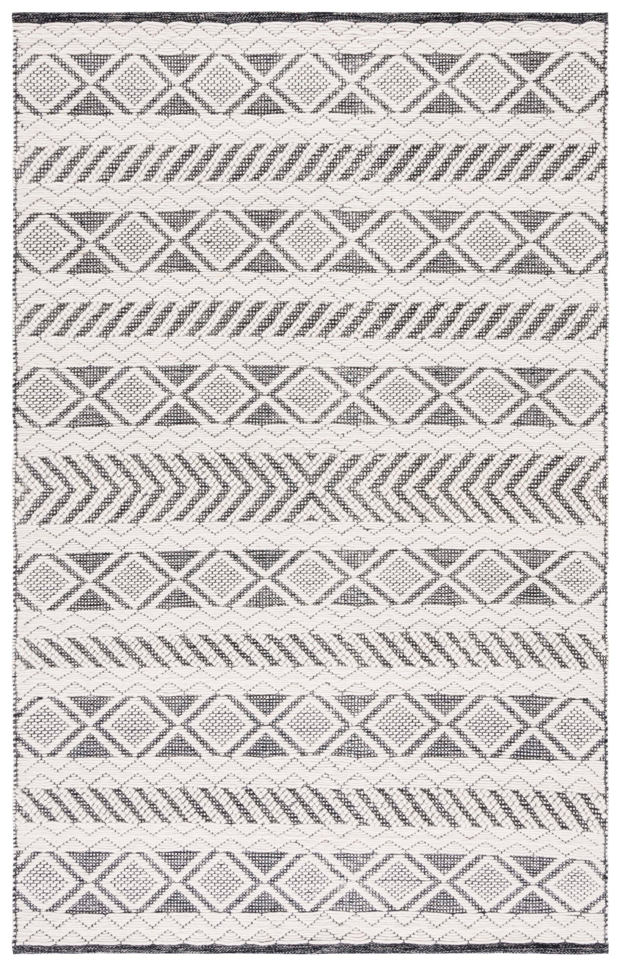 Safavieh Vermont Vrm157Z Ivory/Black Rug.