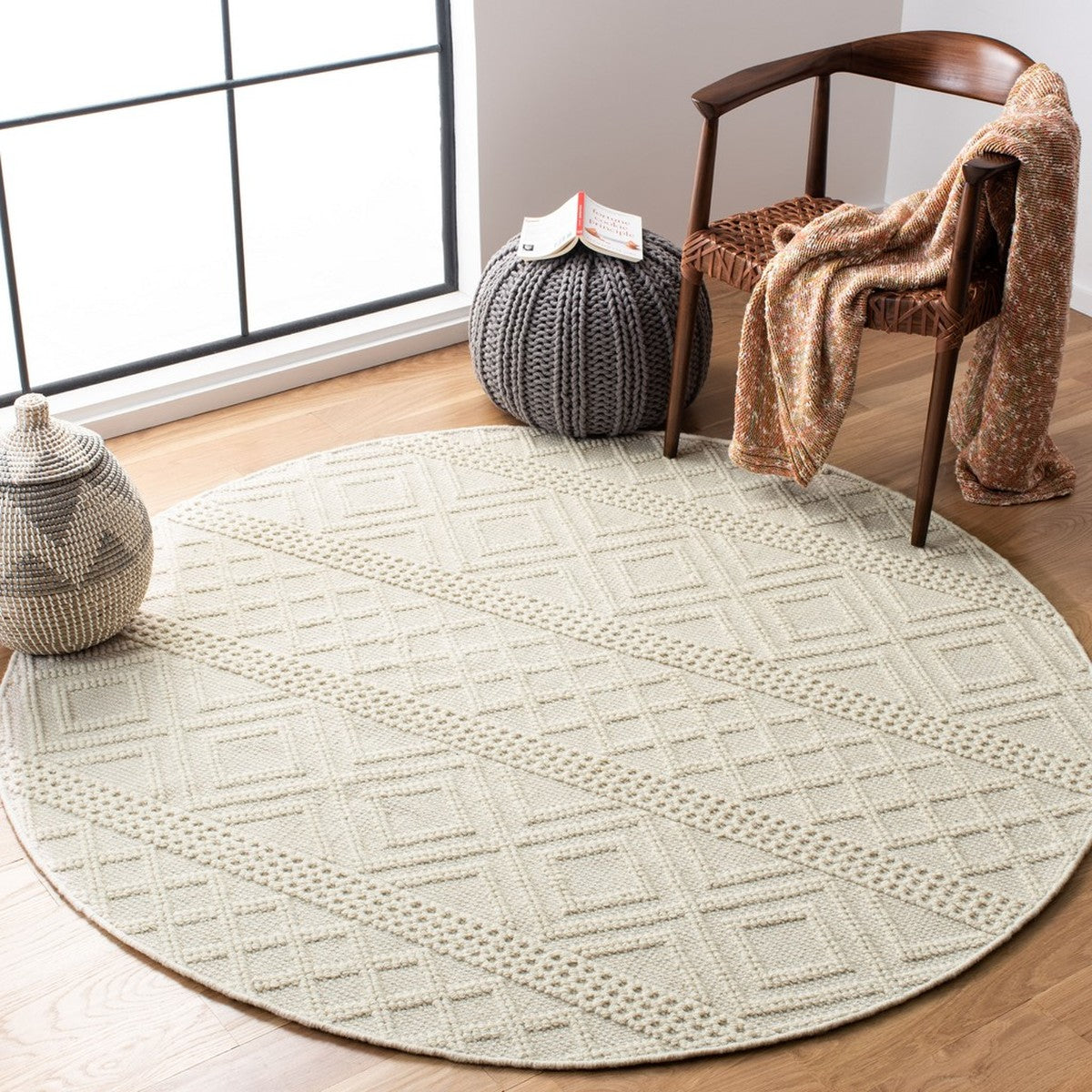 Safavieh Vermont Vrm211A Ivory Rugs