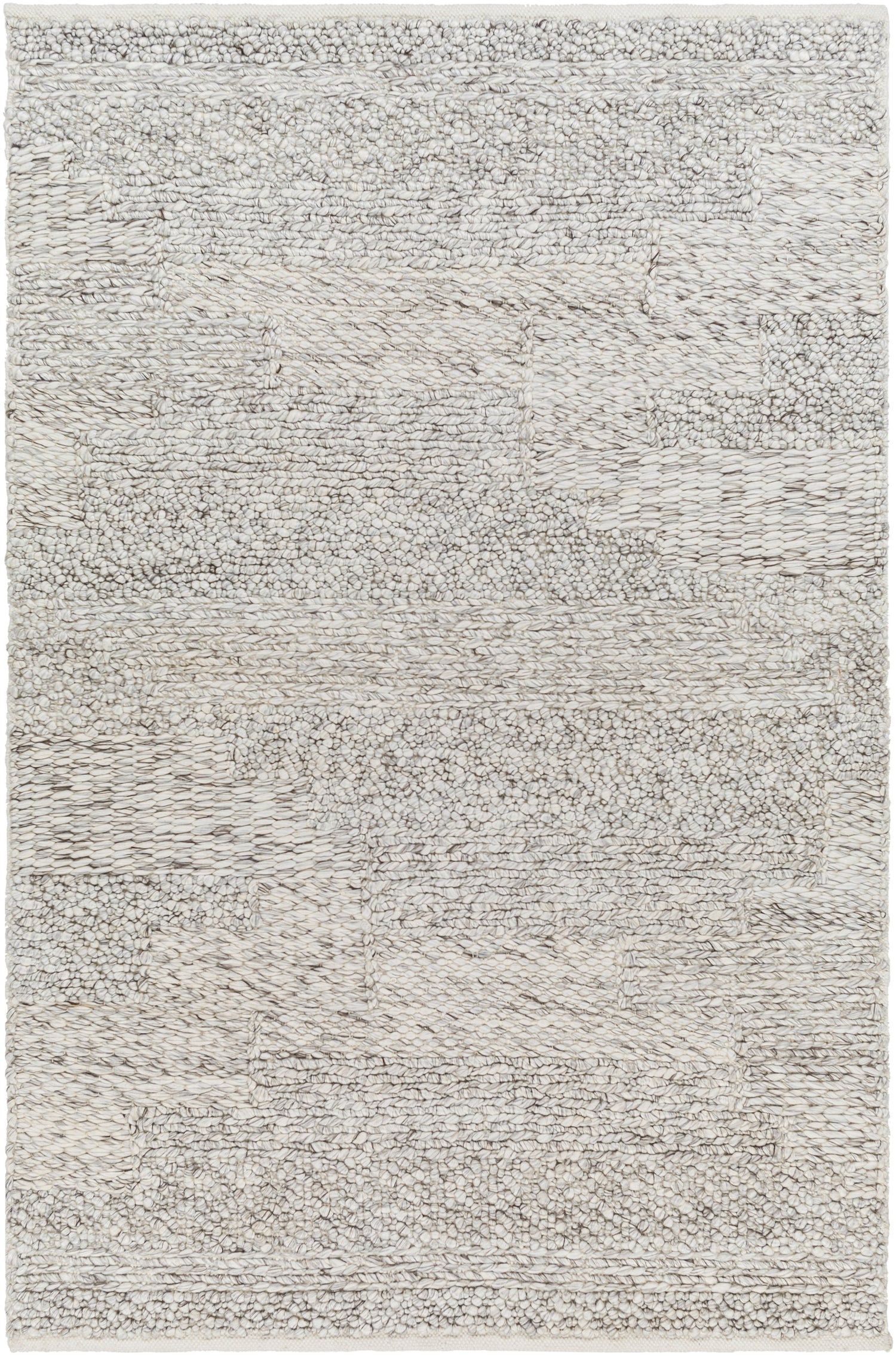 Surya Vesta Vst-2300 Pale Slate, Light Grey, Sterling Grey, Light Silver, Metallic - Silver, Pewter Rug.