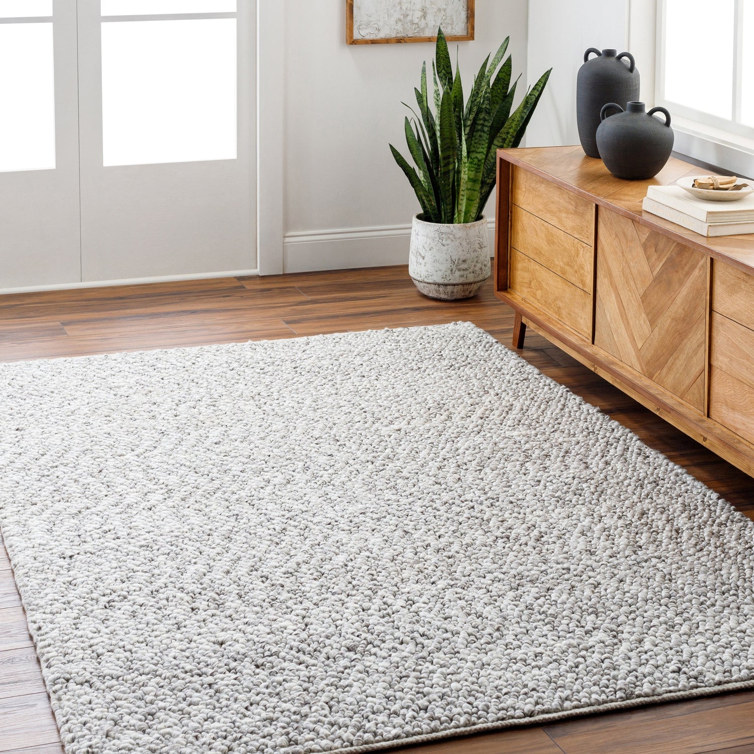 Surya Vesta Vst-2302 Sterling Grey, Pale Slate, Slate, Pewter, Sage Rug.