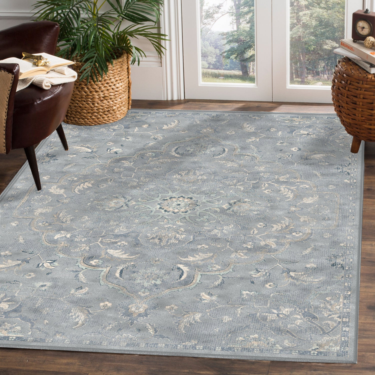 Safavieh Vintage Vtg144-110 Light Grey Rug.