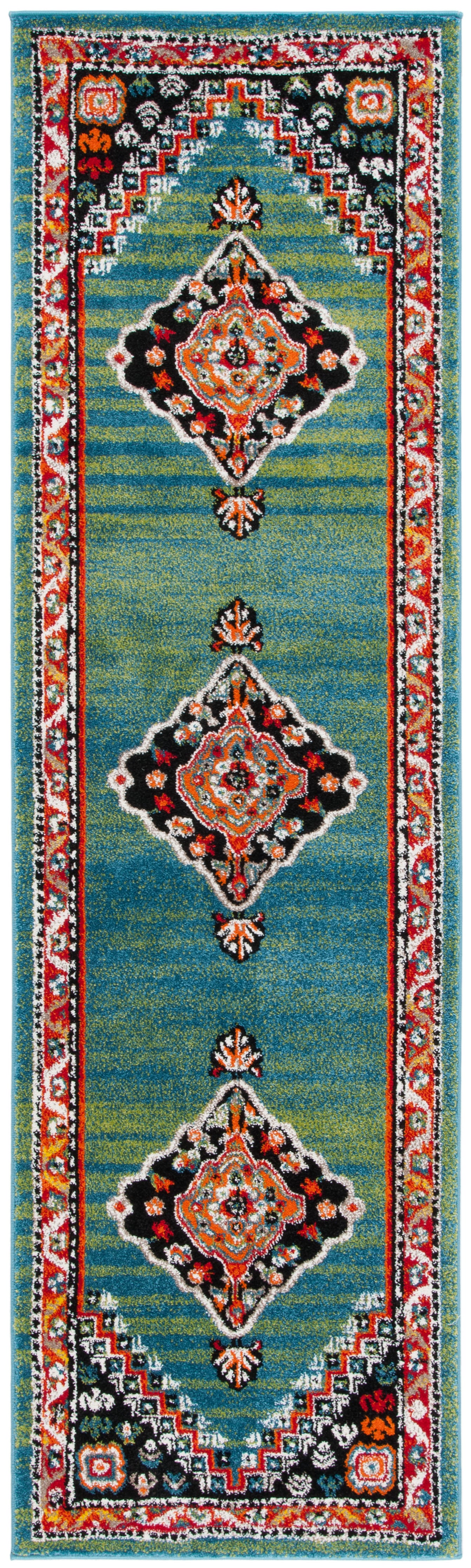 Safavieh Vintage Hamadan Vth224W Green/Black Rug.