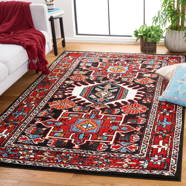 Safavieh Vintage Hamadan Vth229P Red/Black Rug.
