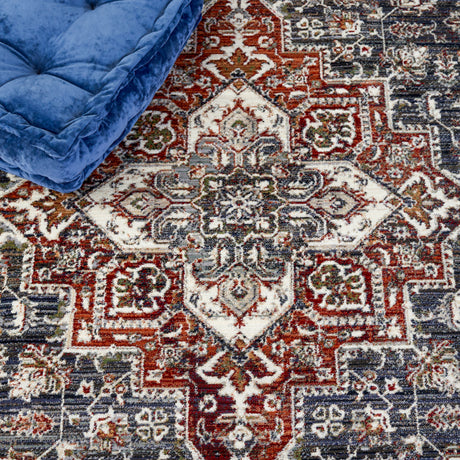 Safavieh Vintage Persian Vtp611N Navy/Red Rug.