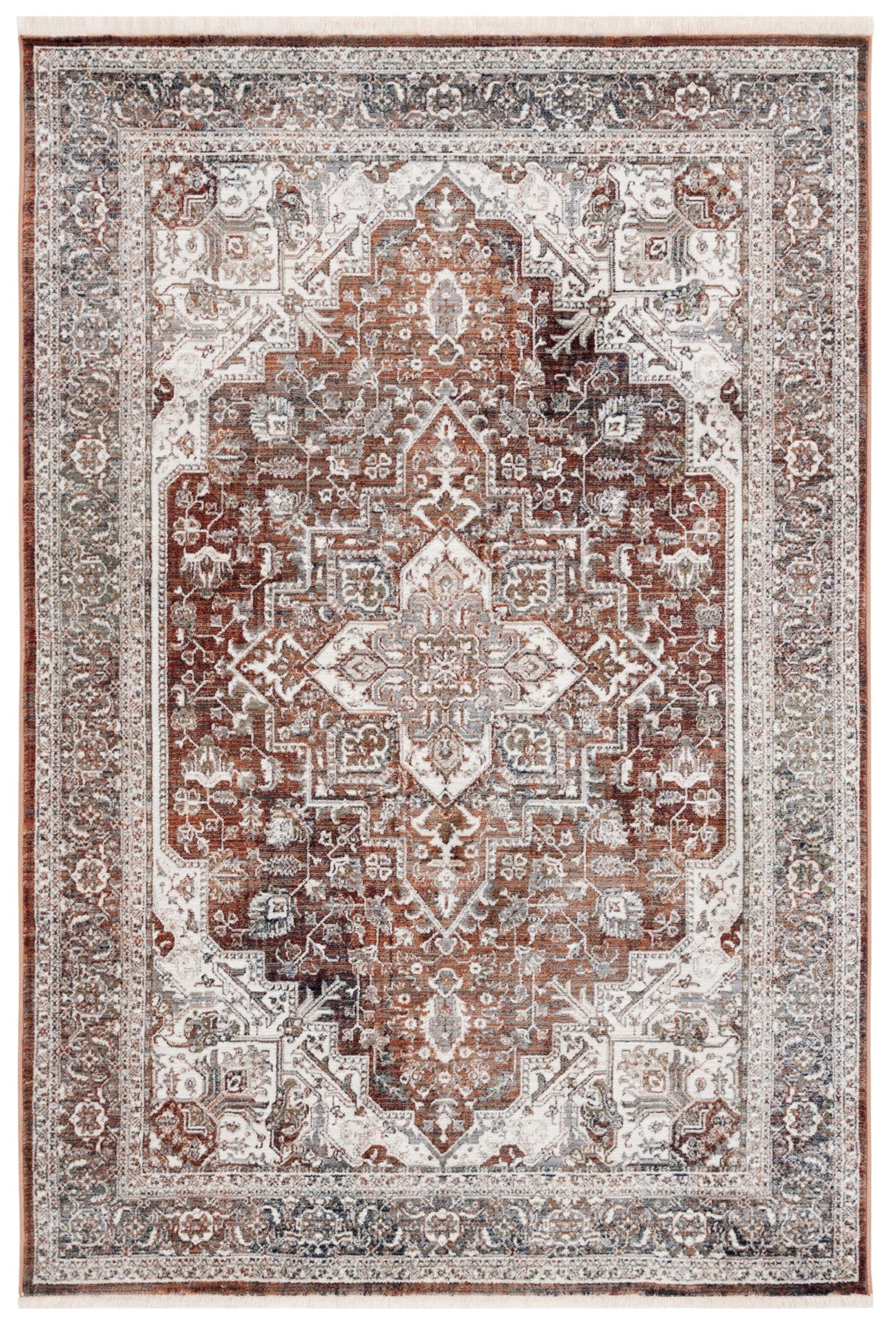 Safavieh Vintage Persian Vtp611Q Red/Ivory Rug.