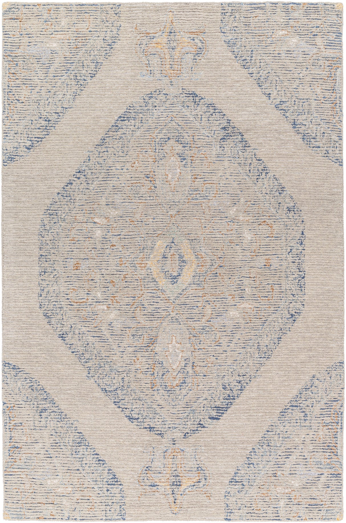 Surya Vivianne Vve-2301 Taupe, Tan, Medium Gray Rug.