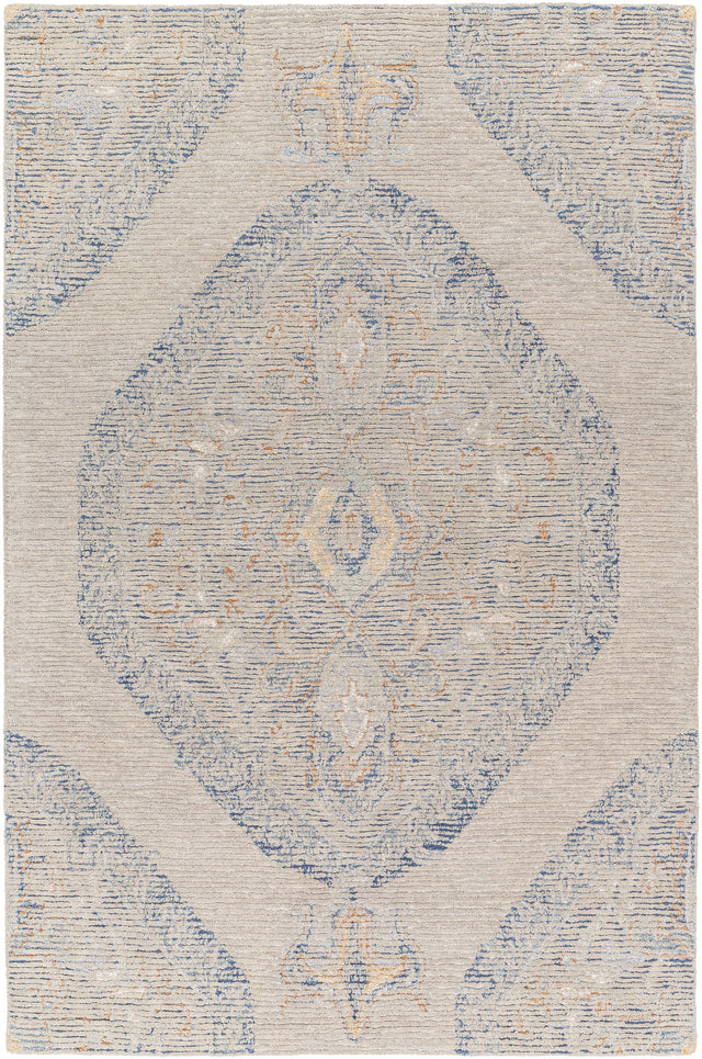 Surya Vivianne Vve-2301 Taupe, Tan, Medium Gray Rug.