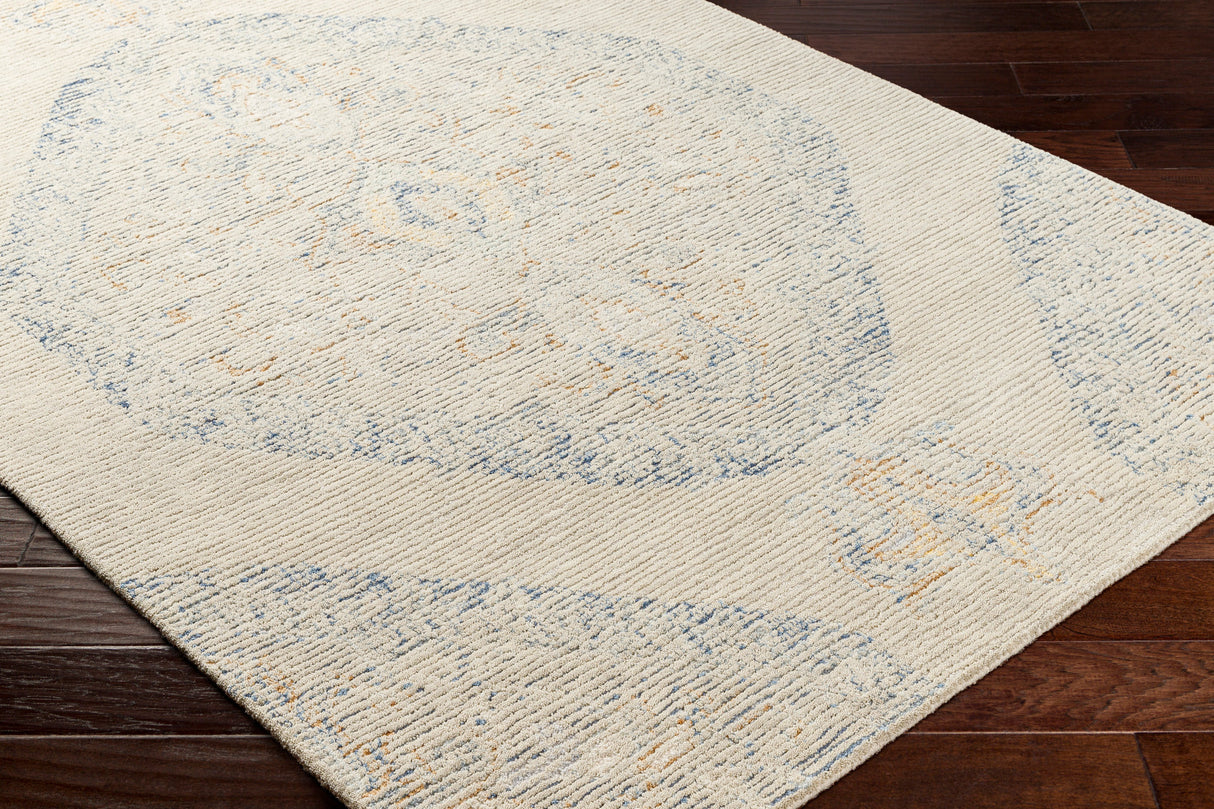 Surya Vivianne Vve-2301 Taupe, Tan, Medium Gray Rug.
