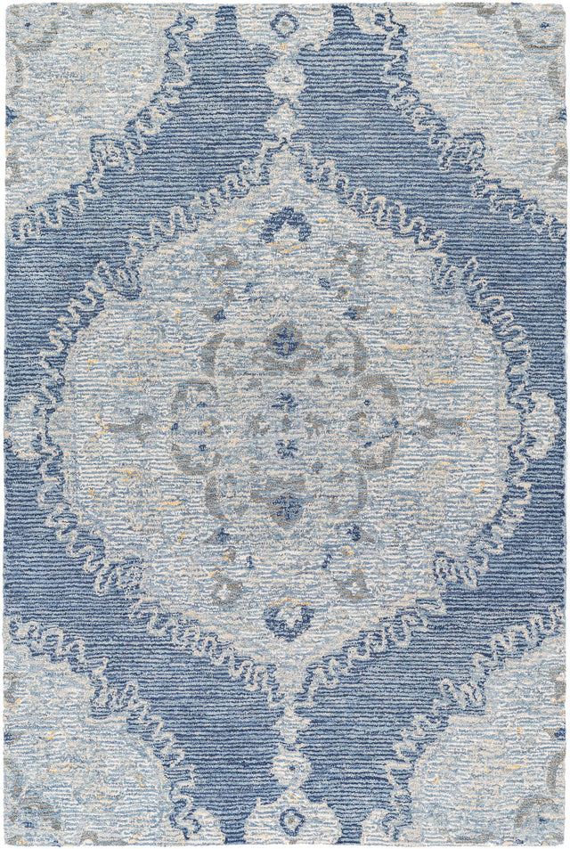 Surya Vivianne Vve-2303 Medium Gray, Light Blue, Sage Rug.