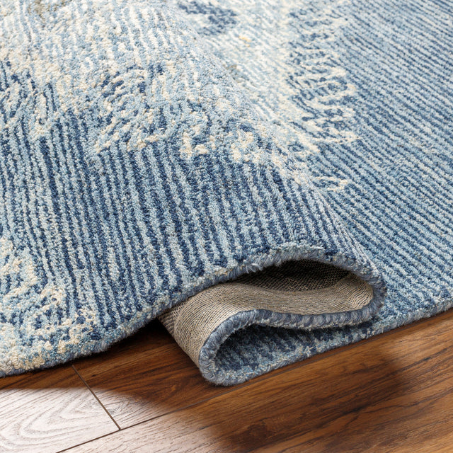 Surya Vivianne Vve-2303 Medium Gray, Light Blue, Sage Rug.