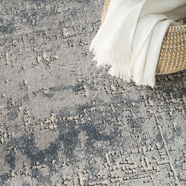 Nourison Quarry QUA17 Machine Made Dark, Grey Rug