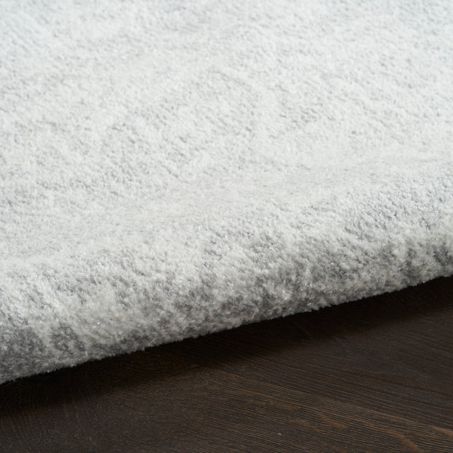 Nourison Astra Machine Washable ASW12 Machine Made Grey Rug