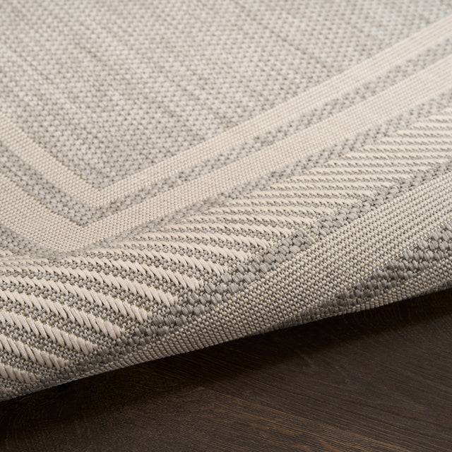 Nourison Horizon Indoor/Outdoor HOZ03 Grey Contemporary Area Rugs