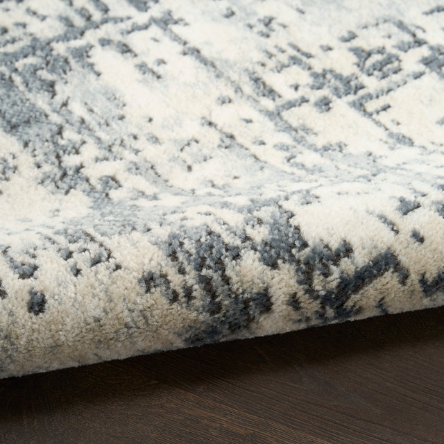 Nourison Quarry QUA17 Machine Made Ivory, Grey Rug