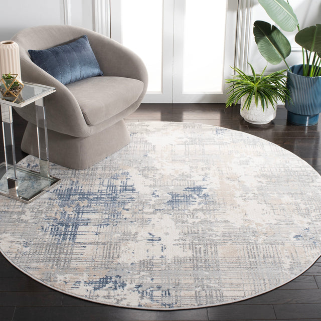 Safavieh Whisper Whs544F Grey/Blue Ivory Rug.