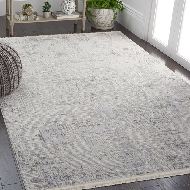 Safavieh Whisper Whs582F Light Grey/Beige Rug.