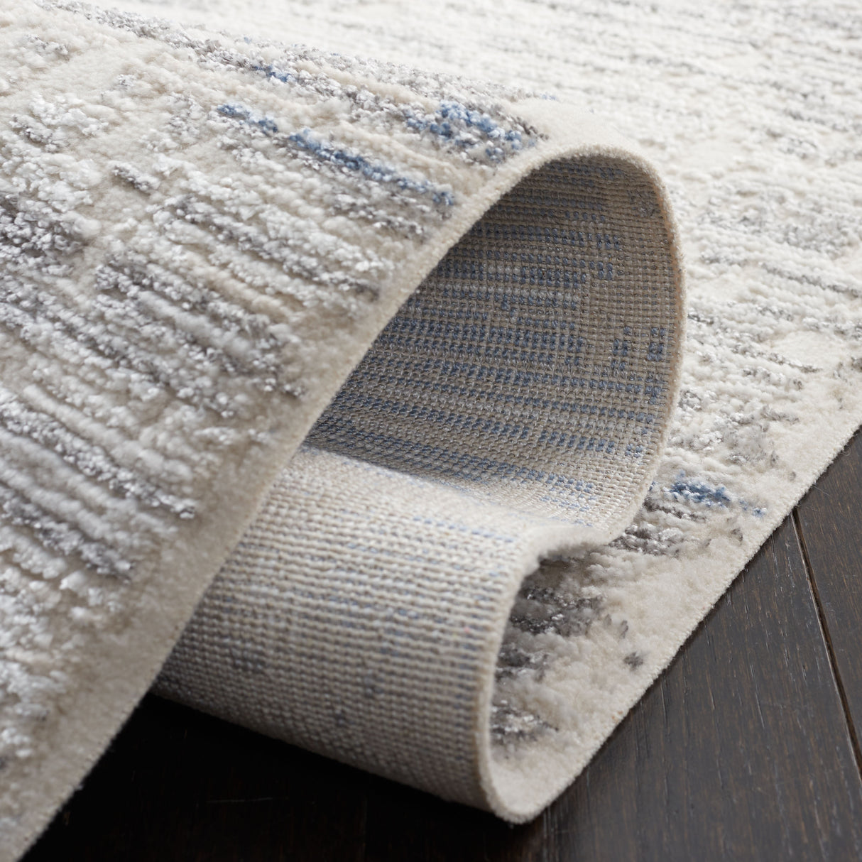Safavieh Whisper Whs586F Grey/Blue Rug.