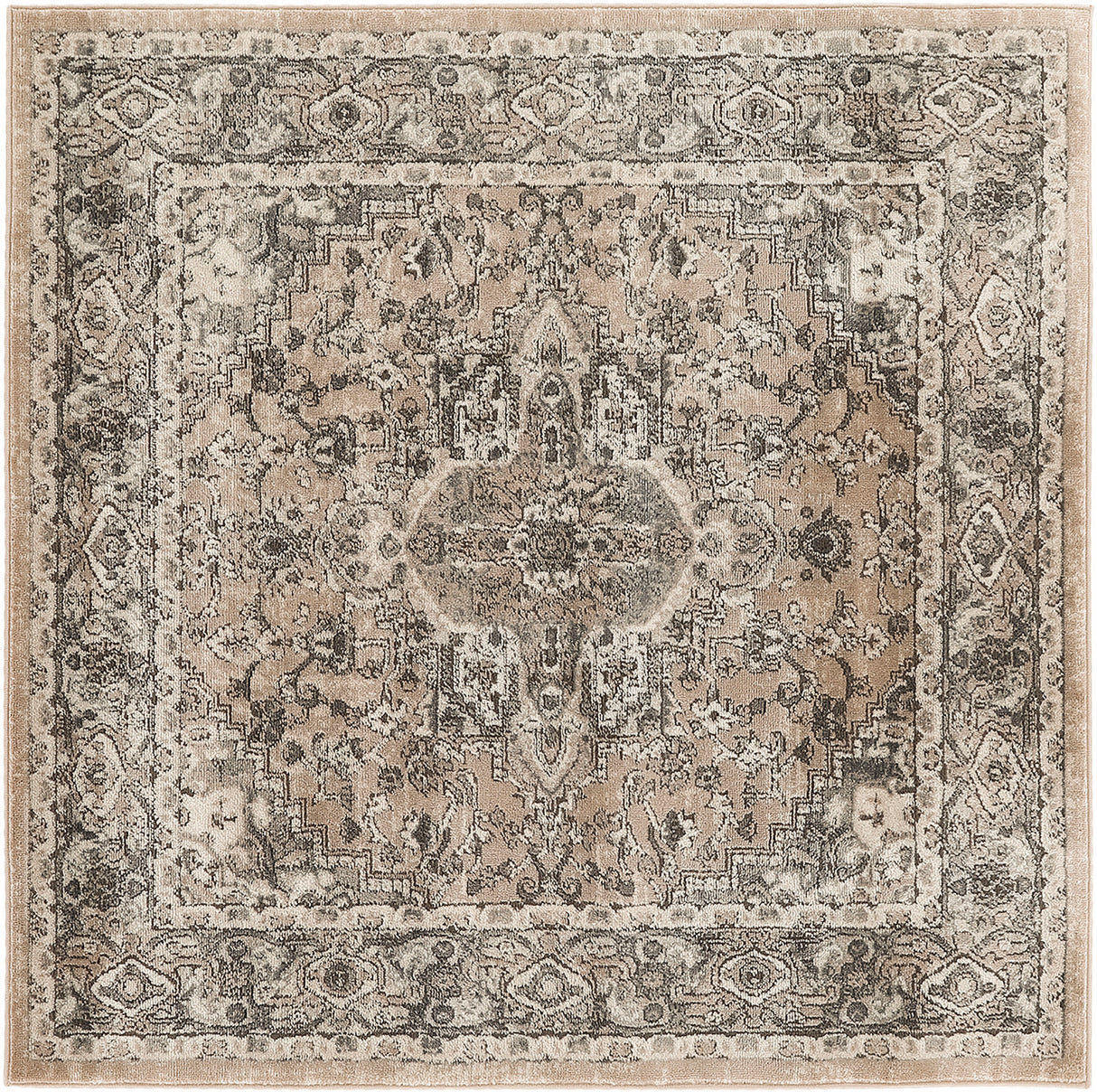 Nourison Quarry Qua05 Beige/Grey Rugs