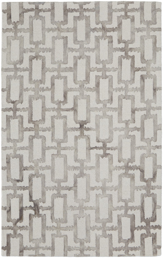 Feizy Lorrain 6108919F Ivory/Taupe Area Rug