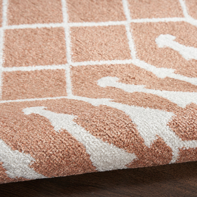 Nourison Astra Machine Washable ASW10 Machine Made Copper Rug