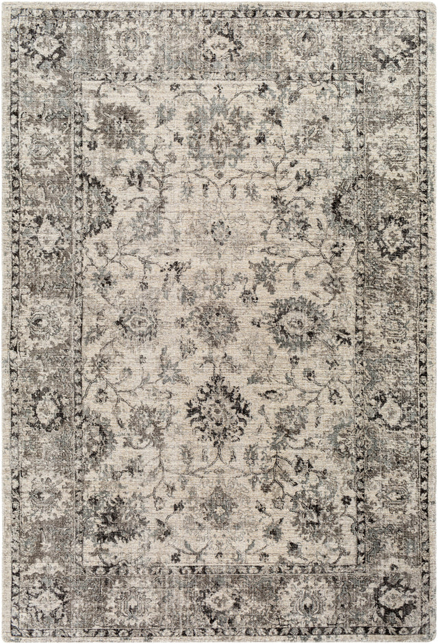 Surya Wilson Wsn-2309 Charcoal, Medium Gray, Gray, Light Gray Rugs.