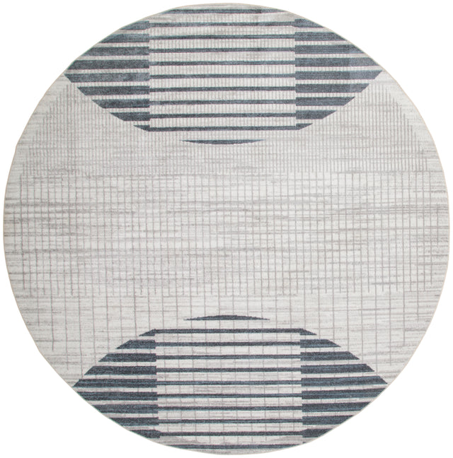 Nourison Astra ASW03 Ivory Blue Rugs