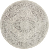 Nourison Tranquil Tra05 Ivory/Grey Rug