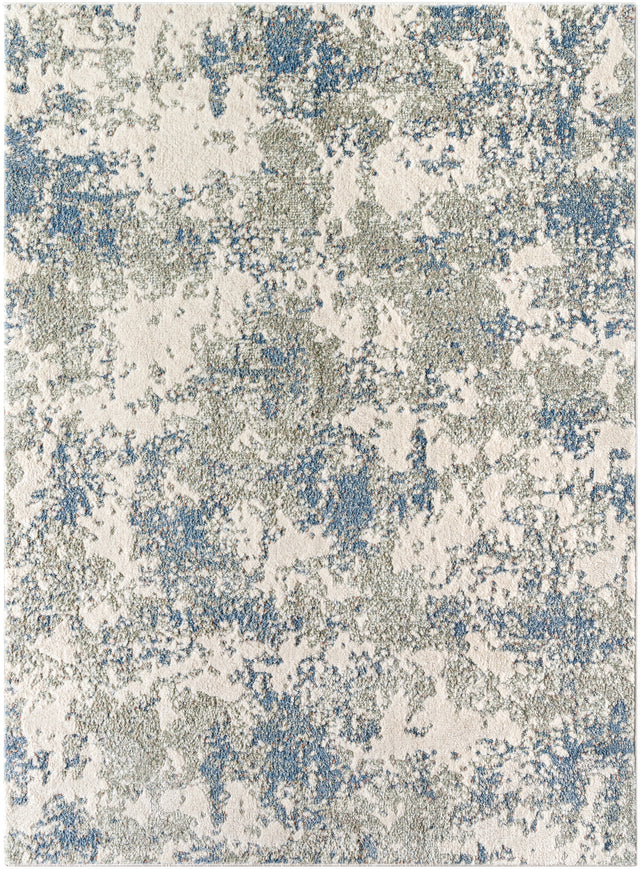 Surya Zidane Zdn-2303 White, Olive, Blue, Dark Brown, Light Beige, Rust Rug.