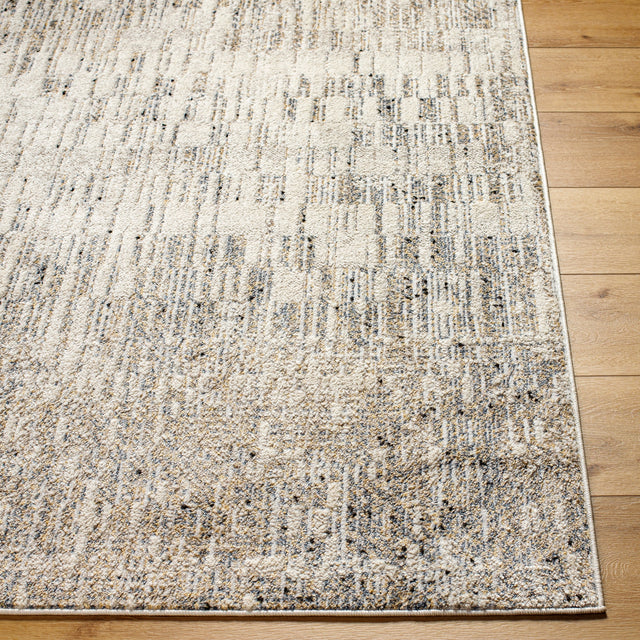 Surya Zidane Zdn-2306 Light Beige, Gray, White, Medium Brown, Black Rug.