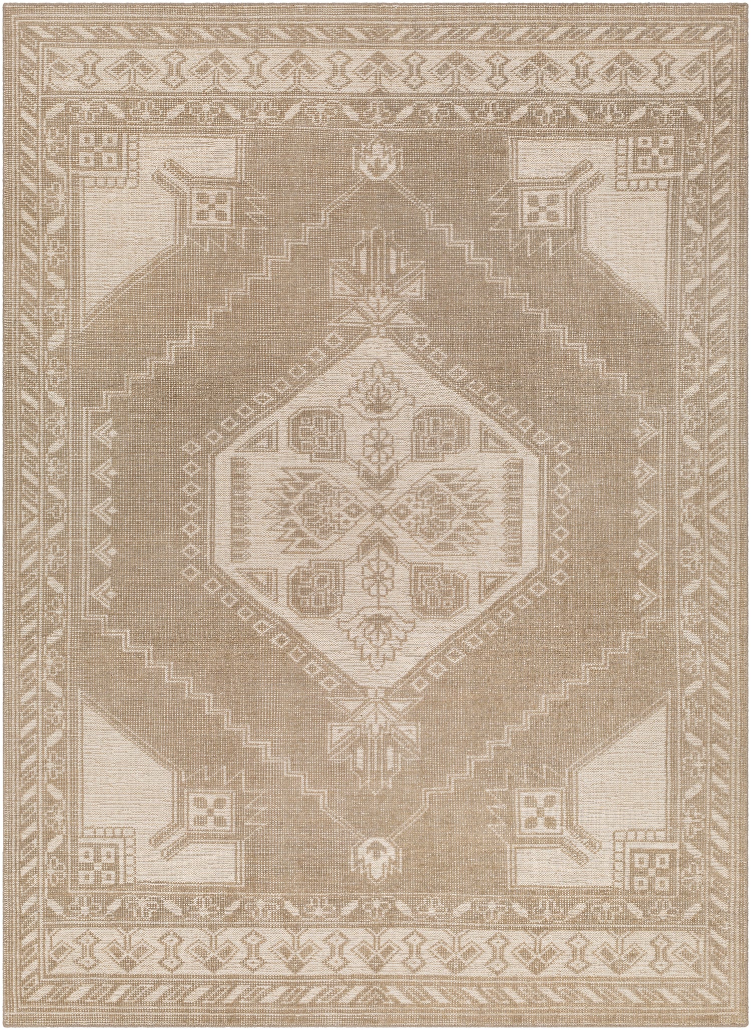 Surya Zahra Zha-2305 Cream, Light Brown Rug.