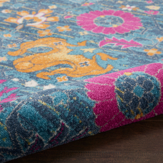 Nourison Passion PSN01 Machine Made Denim Rug