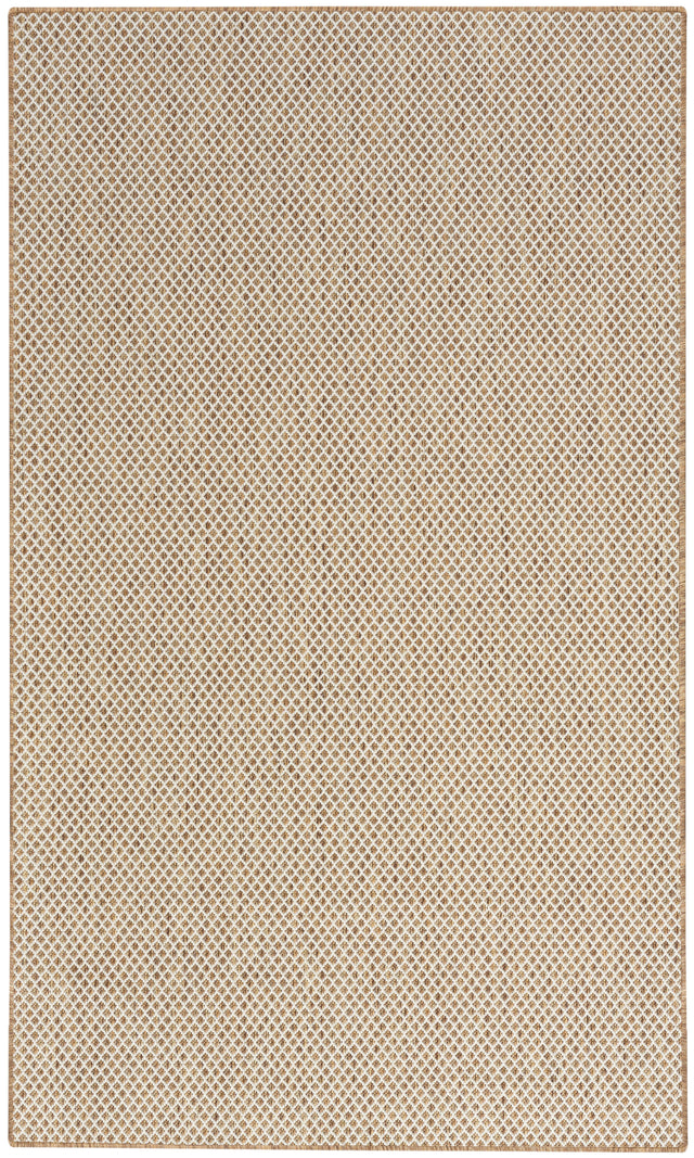 Nourison Courtyard COU01 Machine Made Jute, Ivory Rug