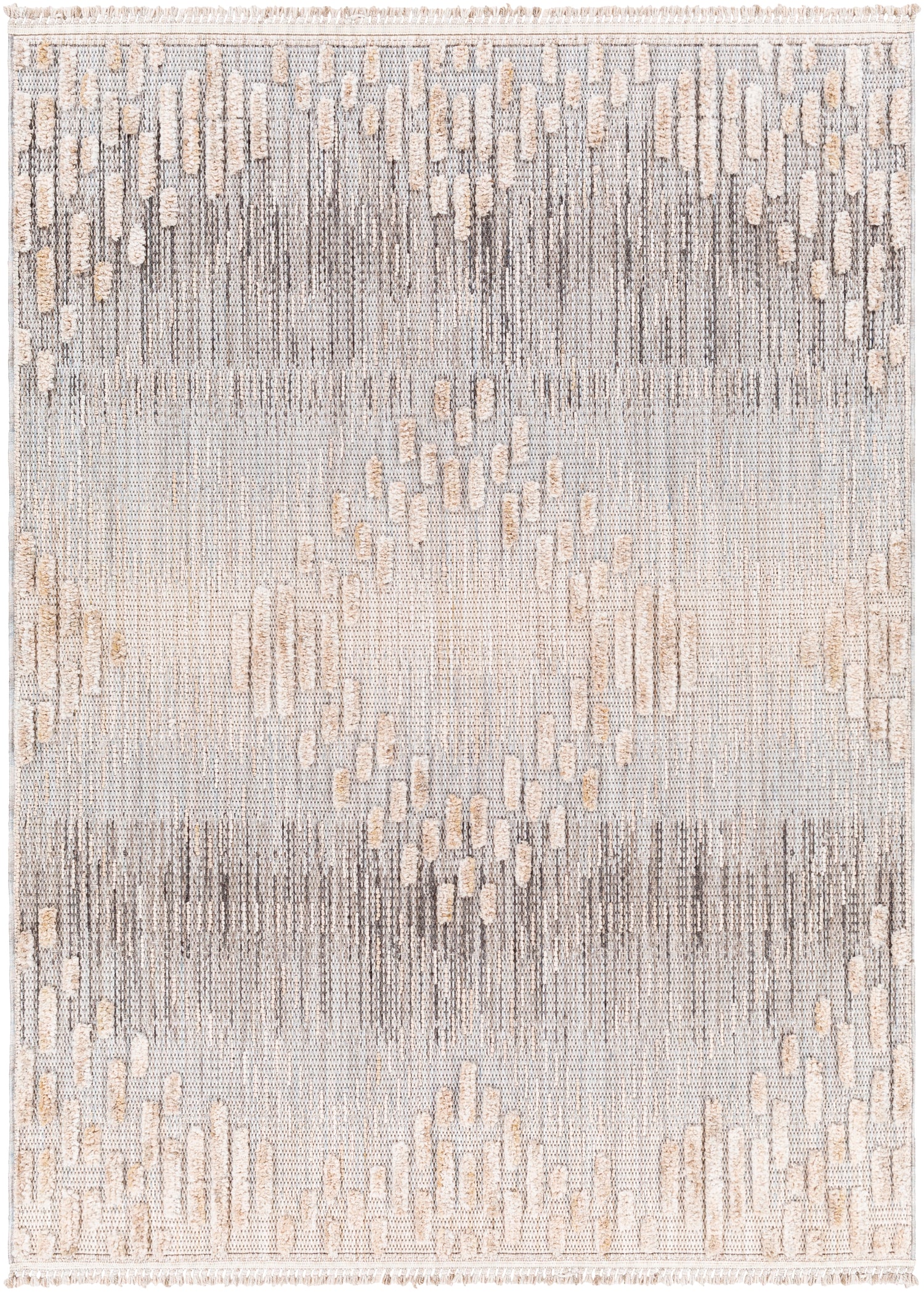 Surya Zaragoza Zrz-2303 Medium Gray, Light Slate, Charcoal, Light Beige, Light Gray Rug.