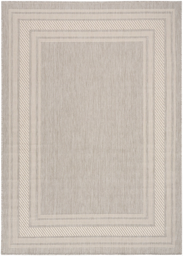 Nourison Horizon Indoor/Outdoor HOZ03 Grey Contemporary Area Rugs